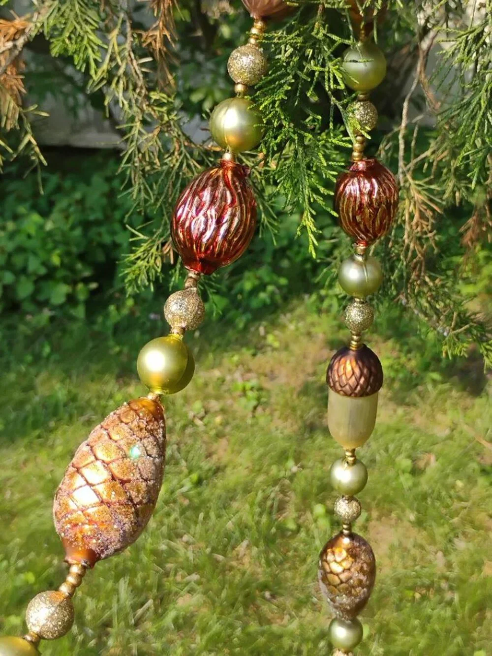 Midwest of Cannon Falls Vintage Glassworks Collection Christmas garland